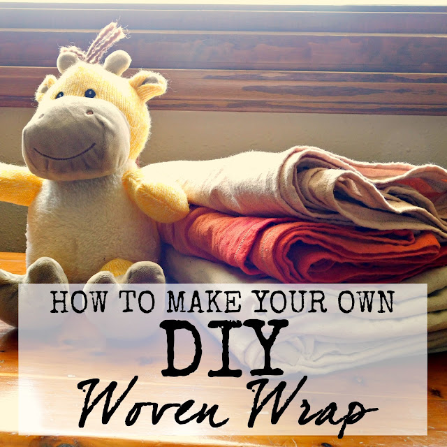 tutorial how to make a woven wrap DIY baby carrier